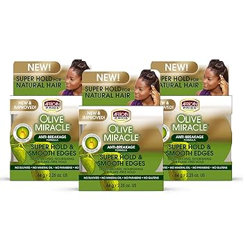 African Pride Olive Miracle Super Hold & Smooth Edges – 64g