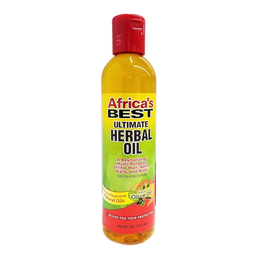 Africa’s Best Ultimate Herbal Oil – 355ml | Multi-Purpose Natural Hair & Body Oil
