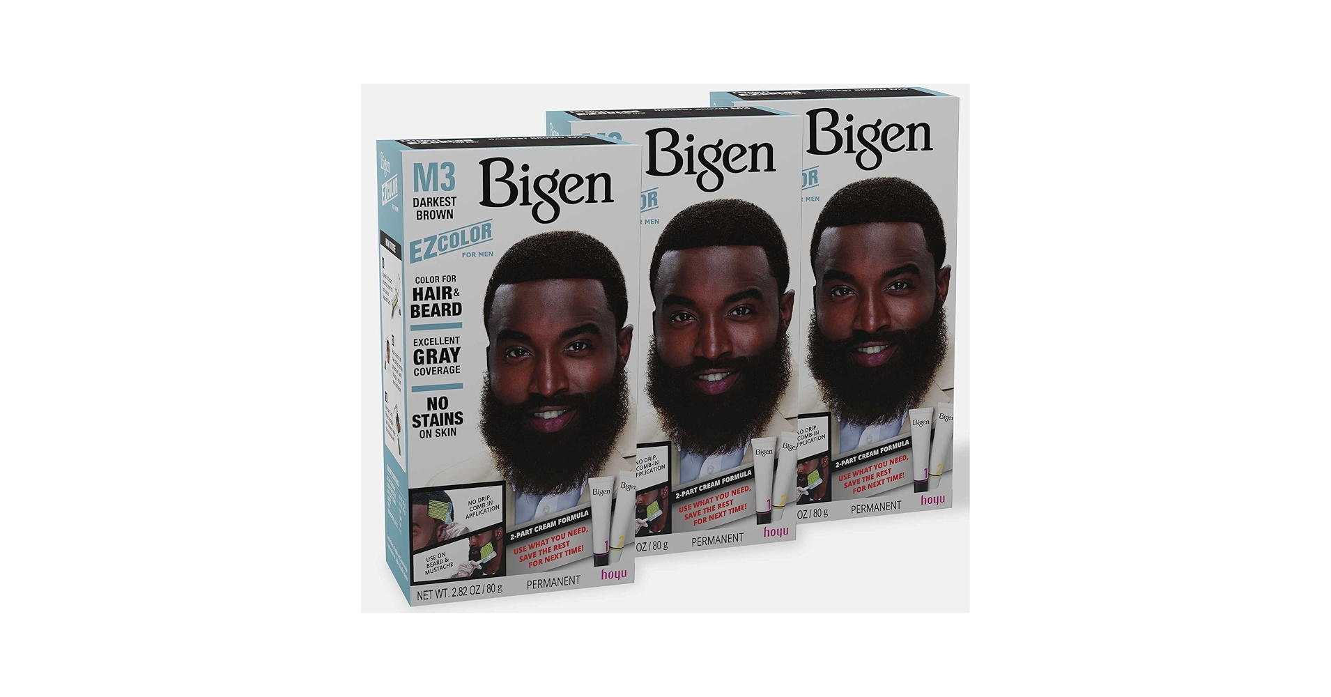 Bigen EZ Colour M3 Darkest Brown (BIM10 102) | Brown Black Hair Colour