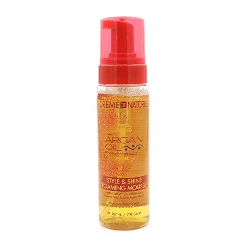 Creme of Nature Argan Oil Style & Shine Foaming Mousse – 207ml
