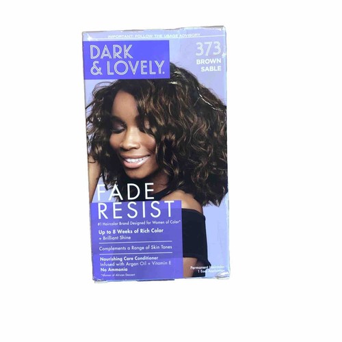 Dark & Lovely Fade Resist Hair Dye 373 Brown Sable – Long-Lasting Rich Color