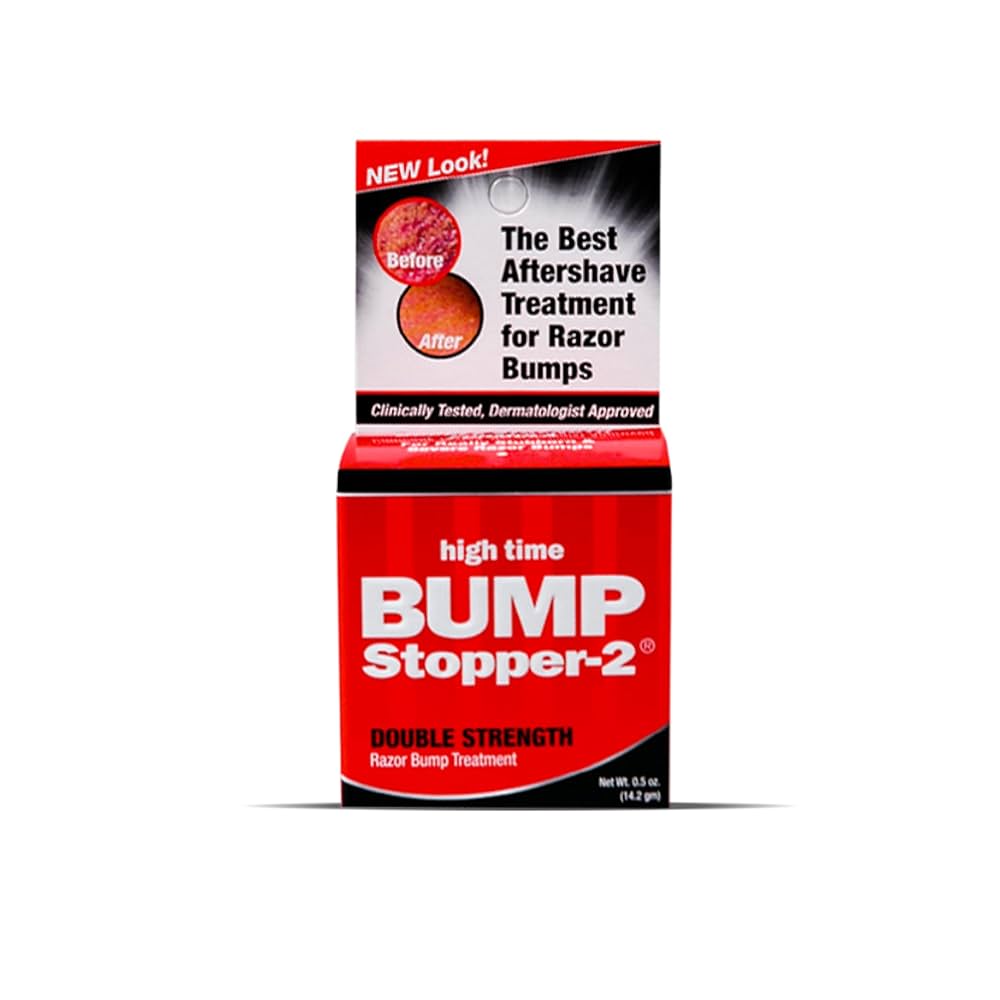 High Time Bump Stopper-2 Double Strength Razor Bump Treatment – 14.2g