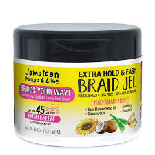 Jamaican Mango & Lime Extra Hold Easy Braid Jel 227g | Edge Control