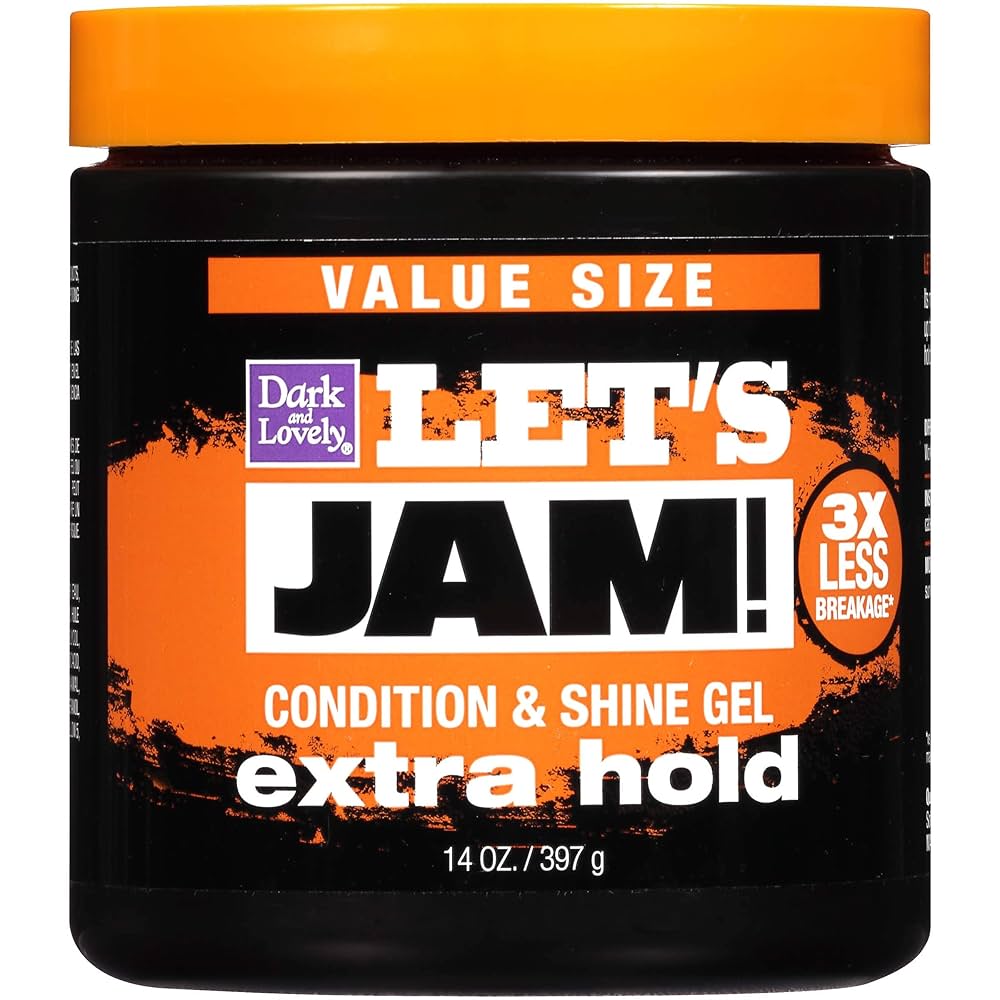 Let’s Jam Condition & Shine Gel Extra Hold 14oz | Smooth, Shiny & Strong Hold