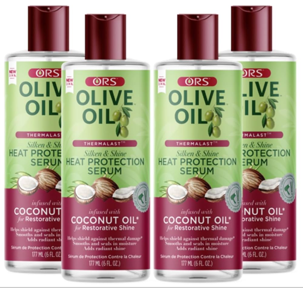 ORS Olive Oil Heat Protection Hair Serum with Coconut Oil – 177ml