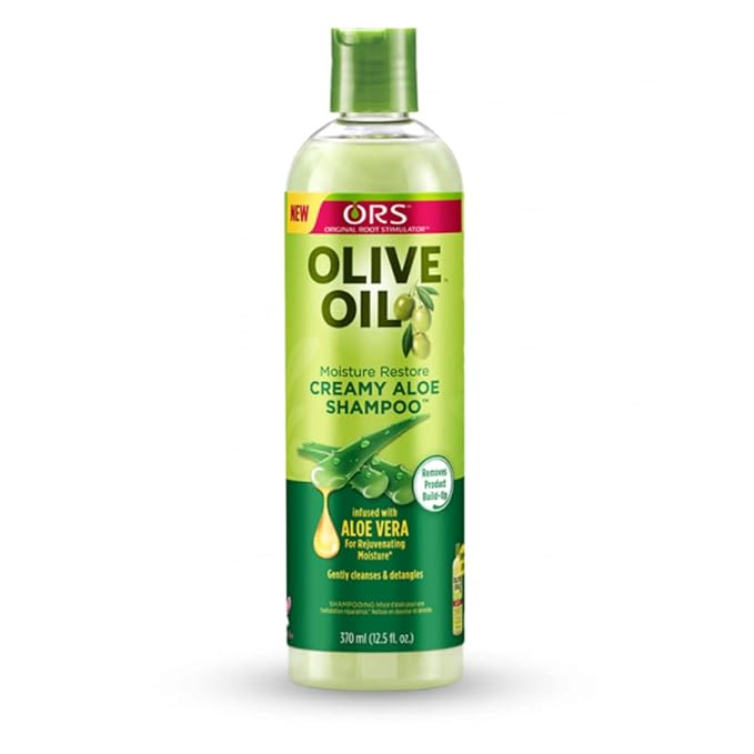 ORS Olive Oil Moisture Restore Creamy Aloe Shampoo with Aloe Vera – 370ml