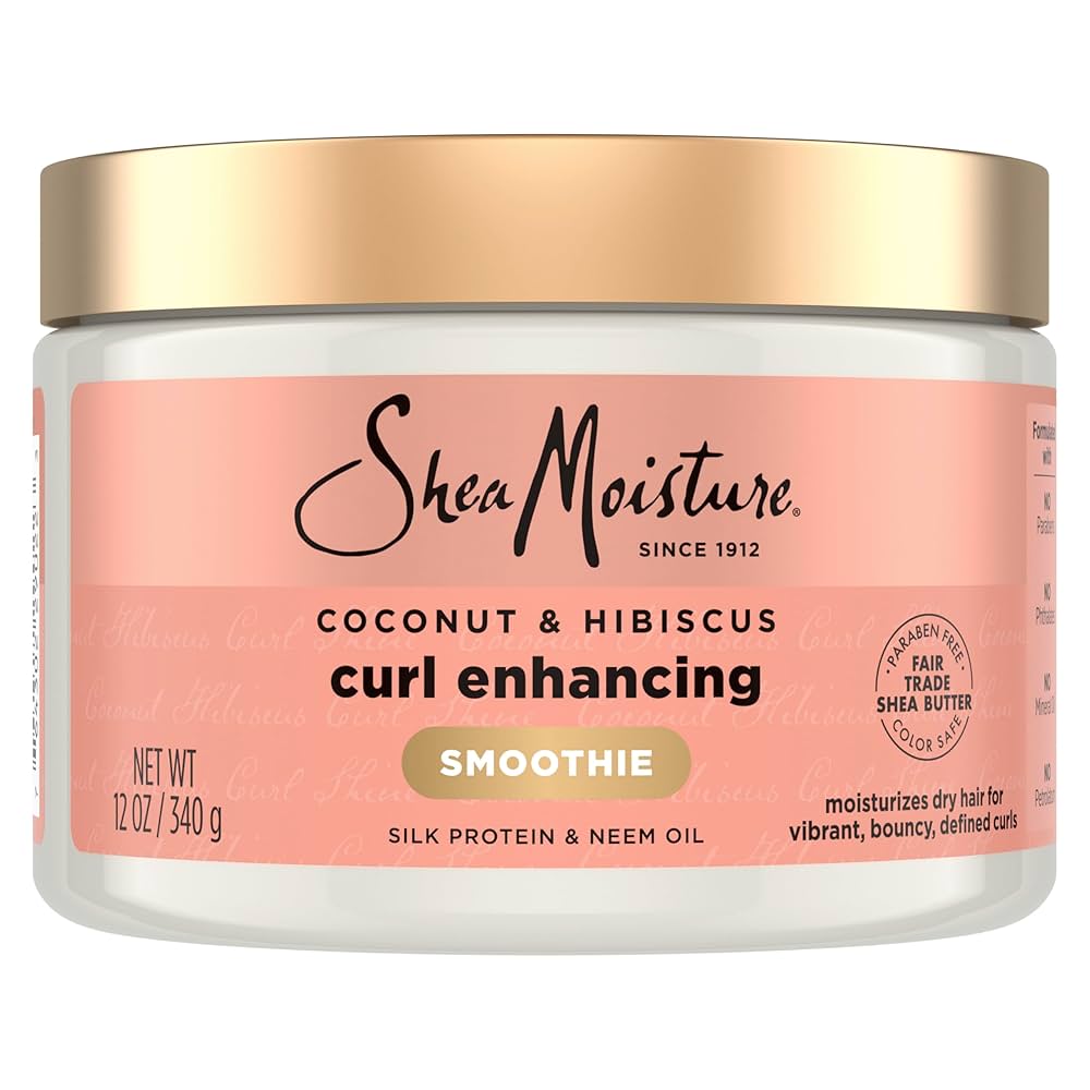 SheaMoisture Coconut & Hibiscus Curl Enhancing Smoothie 340g | Define & Moisturize Curls
