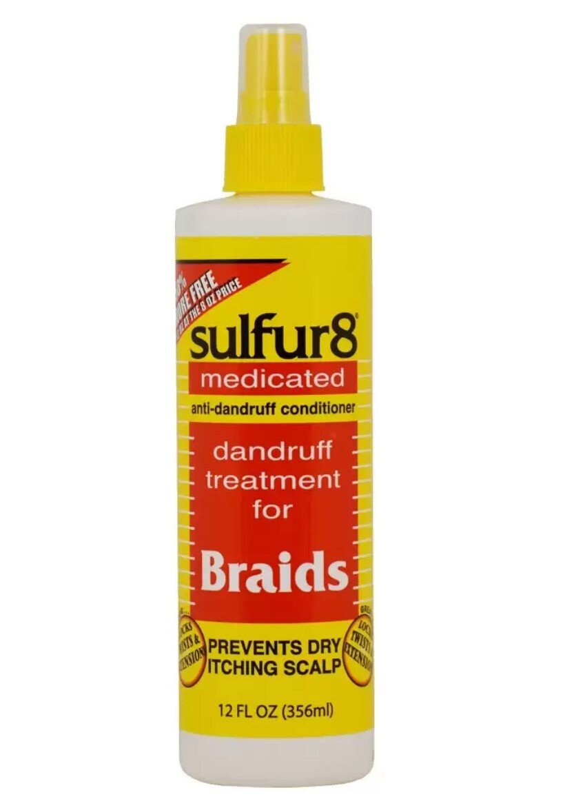 Sulfur 8 Medicated Braid Spray – 356ml