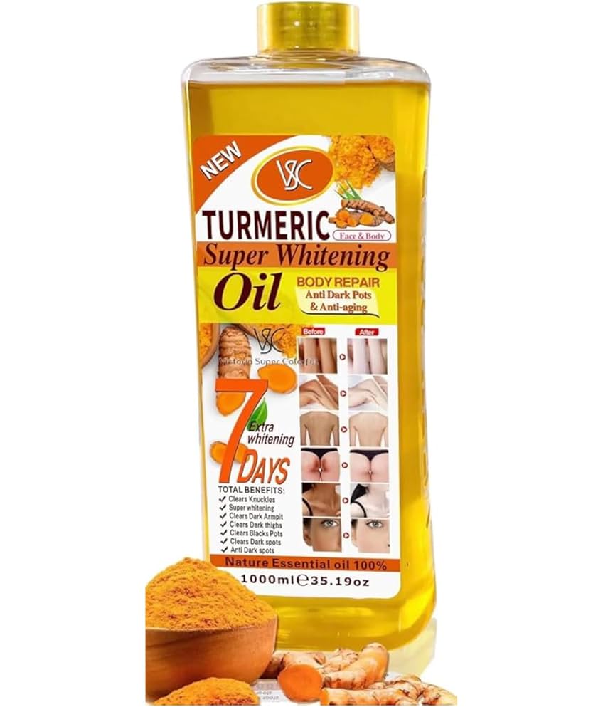 Turmeric Super Whitening Oil – Anti-Dark Spots, Anti-Aging & Body Repair