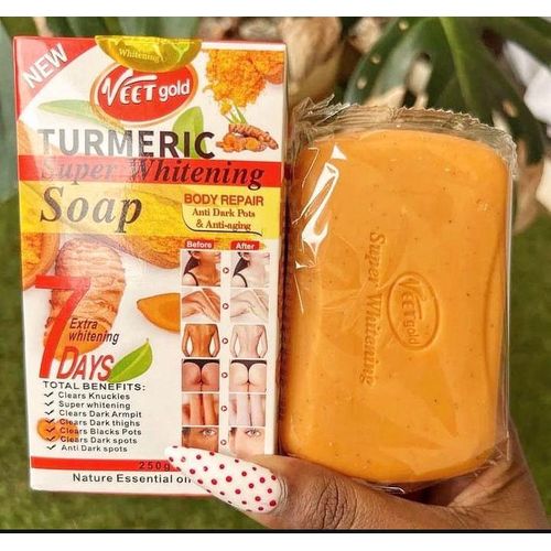 Turmeric Super Whitening Soap – Anti-Dark Spots, Anti-Aging & Skin Repair